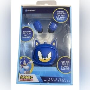 SEGA Sonic The Hedgehog 3 Faces Bluetooth True Wireless Earbuds NEW